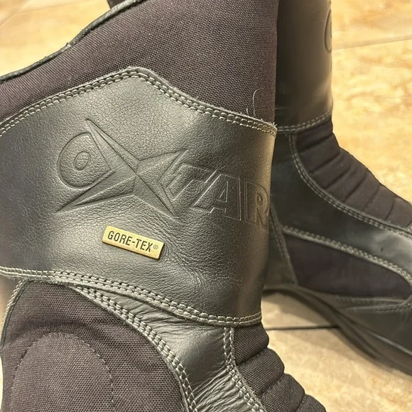 Oxtar Gore Tex Motorcycle Biker Boots Women' Leather Made in Italy EU 45 - Picture 11 of 16